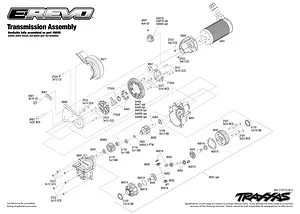 Traxxas E-Revo 1/10 VXL 2.0 86086-4 RC Spare Parts in Australia
