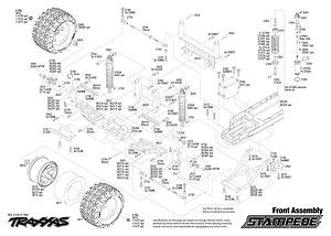 Traxxas Stampede 2WD Brushed 36054-1 RC Spare Parts in Australia