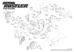 Traxxas Rustler 2WD Nitro (released 2001) 4409 RC Spare Parts ...