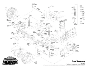 Traxxas Stampede 2WD Brushed (released 1994) 3606 RC Spare ...