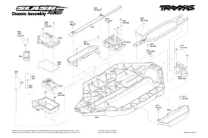Traxxas Slash 1 10 4WD VXL RC Parts Exploded Diagrams