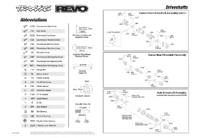 Traxxas Revo 2.5R released 2004 RC Parts Exploded Diagrams