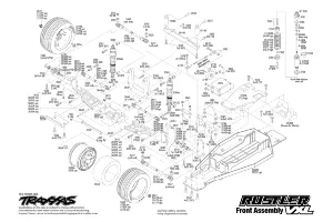 Traxxas rustler replacement parts best sale