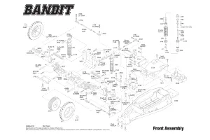 Traxxas bandit sales parts