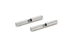 Traxxas 2.2/3.0" Off Road Tyres on Satin Chrome/Red Rims - Glued Wheels 2Pcs