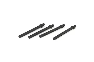 Traxxas 2.2/3.0" Off Road Tyres on Satin Chrome/Red Rims - Glued Wheels 2Pcs
