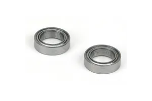 Traxxas 2.2/3.0" Off Road Tyres on Satin Chrome/Red Rims - Glued Wheels 2Pcs