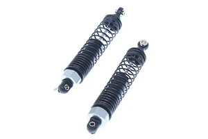 Traxxas 2.2/3.0" Off Road Tyres on Satin Chrome/Red Rims - Glued Wheels 2Pcs