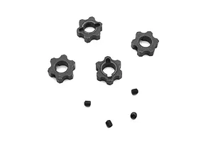 1/18 Menace F/R Street Tires MTD 12mm Black Raid (4): Granite GROM