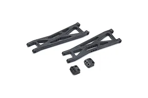 Traxxas 2.2/3.0" Off Road Tyres on Satin Chrome/Red Rims - Glued Wheels 2Pcs