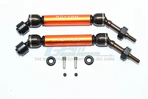 Traxxas-Slash 4X4 1:10 Steel+Aluminium Rear CVD Drive Shaft With 12mmx6mm Wheel Hex - 1Pair Set