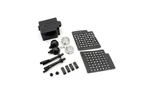 Axial 1.9 Black Rhino Primm Wheels, 12mm Hex, Black, 2pcs