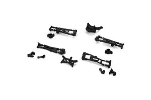 Traxxas 2.2/3.0" Off Road Tyres on Satin Chrome/Red Rims - Glued Wheels 2Pcs