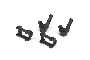 Traxxas 2.2/3.0" Off Road Tyres on Satin Chrome/Red Rims - Glued Wheels 2Pcs