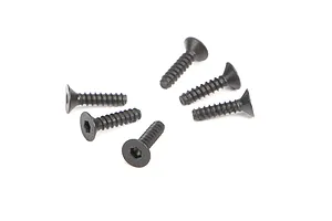 Traxxas 2.2/3.0" Off Road Tyres on Satin Chrome/Red Rims - Glued Wheels 2Pcs