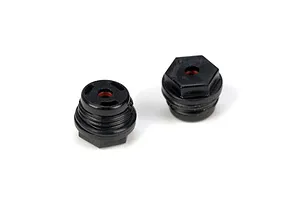 Traxxas 2.2/3.0" Off Road Tyres on Satin Chrome/Red Rims - Glued Wheels 2Pcs