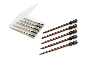 FT 5-pc Metric Hex Bit Set, 1/4 in Drive
