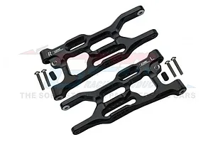Traxxas 2.2/3.0" Off Road Tyres on Satin Chrome/Red Rims - Glued Wheels 2Pcs