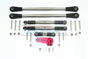 Driveshaft, center, 6061-T6 aluminum (green-anodized)