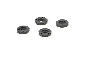 Traxxas 2.2/3.0" Off Road Tyres on Satin Chrome/Red Rims - Glued Wheels 2Pcs