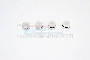 Caster blocks (c-hubs), extreme heavy duty, gray (left &amp; right)/ 3x26mm hinge pins (2)/ 3x15mm BCS (2) (for use with #9182 upgrade kit)