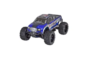 1/10 Volcano EPX PRO 4WD Monster Truck Brushless RTR, Blue/Silver