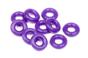 Traxxas 2.2/3.0" Off Road Tyres on Satin Chrome/Red Rims - Glued Wheels 2Pcs