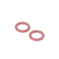 Traxxas 2.2/3.0" Off Road Tyres on Satin Chrome/Red Rims - Glued Wheels 2Pcs