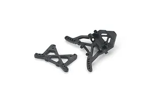 Traxxas 2.2/3.0" Off Road Tyres on Satin Chrome/Red Rims - Glued Wheels 2Pcs