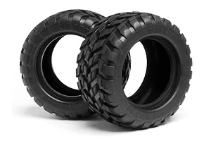 Axial 1.9 Black Rhino Primm Wheels, 12mm Hex, Black, 2pcs