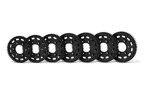 Axial 1.9 Black Rhino Primm Wheels, 12mm Hex, Black, 2pcs