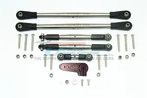 Driveshaft, center, 6061-T6 aluminum (green-anodized)