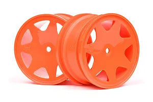 Traxxas 2.2/3.0" Off Road Tyres on Satin Chrome/Red Rims - Glued Wheels 2Pcs