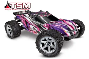Rustler® 4X4 VXL 1/10 Scale Stadium Truck with TQi Traxxas Link™ Enabled 2.4GHz Radio System & Traxxas Stability Management (TSM)®