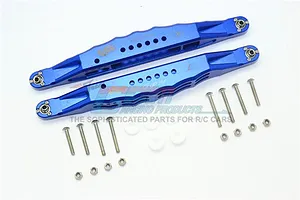 Traxxas 2.2/3.0" Off Road Tyres on Satin Chrome/Red Rims - Glued Wheels 2Pcs