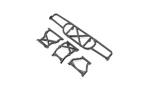 Axial 1.9 Black Rhino Primm Wheels, 12mm Hex, Black, 2pcs