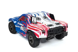 FURY 2WD BLS BRUSHLESS 1/10 SCALE SHORT COURSE RTR BLUE (INC NIMH 3300MAH 8.4V BATTERY, CHARGER, 2.4GHZ RADIO & ADS-5 SERVO)