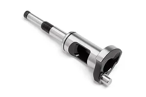 Camber links, front (TUBES charcoal gray-anodized, 7075-T6 aluminum, stronger than titanium) (2) (assembled with rod ends and hollow balls)/ aluminum wrench (1)