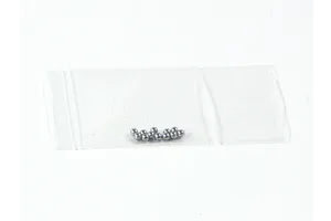 Traxxas 2.2/3.0" Off Road Tyres on Satin Chrome/Red Rims - Glued Wheels 2Pcs