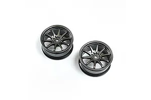 Camber links, front (TUBES charcoal gray-anodized, 7075-T6 aluminum, stronger than titanium) (2) (assembled with rod ends and hollow balls)/ aluminum wrench (1)