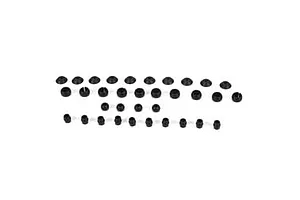 Camber links, front (TUBES charcoal gray-anodized, 7075-T6 aluminum, stronger than titanium) (2) (assembled with rod ends and hollow balls)/ aluminum wrench (1)