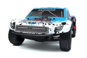 FURY 2WD MEGA BRUSHED 1/10 SCALE SHORT COURSE RTR BLUE (INC NIMH 2000MAH 7.2V BATTERY, CHARGER, 2.4GHZ RADIO & ADS-5 SERVO)