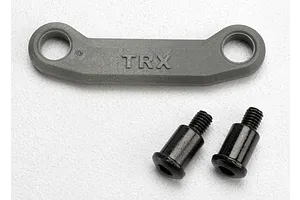 Caster blocks (c-hubs), extreme heavy duty, gray (left &amp; right)/ 3x26mm hinge pins (2)/ 3x15mm BCS (2) (for use with #9182 upgrade kit)