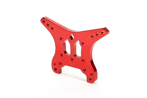 Traxxas 2.2/3.0" Off Road Tyres on Satin Chrome/Red Rims - Glued Wheels 2Pcs