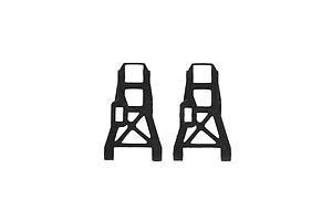 Axial 1.9 Black Rhino Primm Wheels, 12mm Hex, Black, 2pcs