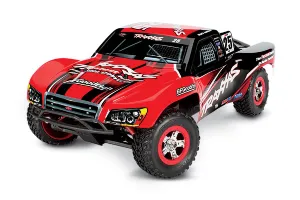 1/16 Slash 4X4 VXL, fully assembled, Ready-To-Race®, with TQi™ 2.4GHz radio system, Velineon® 380 motor, VXL-3m ESC, 7.2 volt NiMH battery & charger, and Race Replica painted body (released 2011)