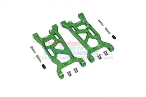 Traxxas 2.2/3.0" Off Road Tyres on Satin Chrome/Red Rims - Glued Wheels 2Pcs