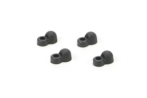Traxxas 2.2/3.0" Off Road Tyres on Satin Chrome/Red Rims - Glued Wheels 2Pcs