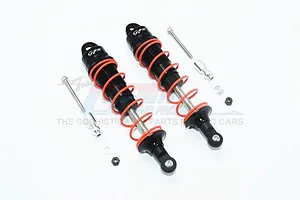 ALUMINUM FRONT ADJUSTABLE DAMPERS 110MM-10PC SET MAK110F - BLACK
