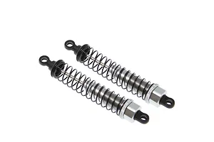 Traxxas 2.2/3.0" Off Road Tyres on Satin Chrome/Red Rims - Glued Wheels 2Pcs